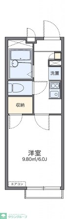 レオパレス六町の物件間取画像
